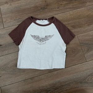 Garage vintage look cropped baby tee